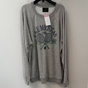 Retrobrand Gray Graphic Sweatshirt